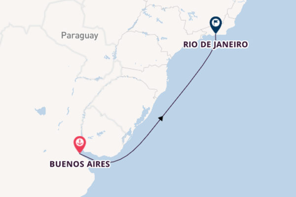 Cruise in 4 dagen naar Rio de Janeiro met Costa Cruises