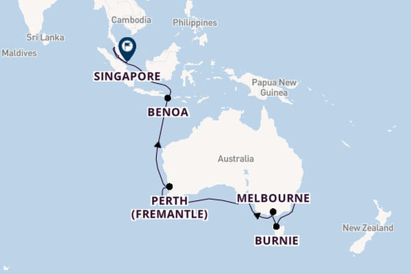 Luxury Sydney to Singapore with Bali & Malaysia