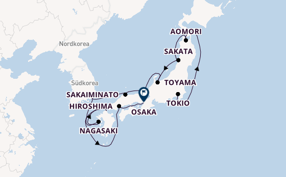 Azamara Pursuit - Japans stille Schätze 