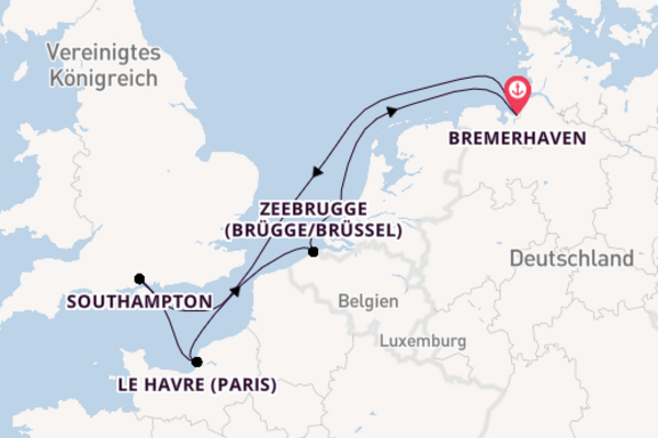 Großartige Reise nach Bremerhaven