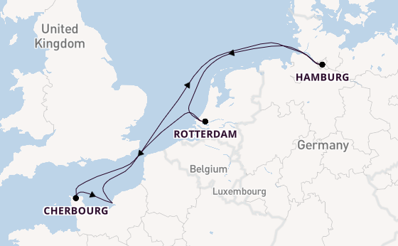 Western Europe from Le Havre (Paris), France with the MSC Preziosa