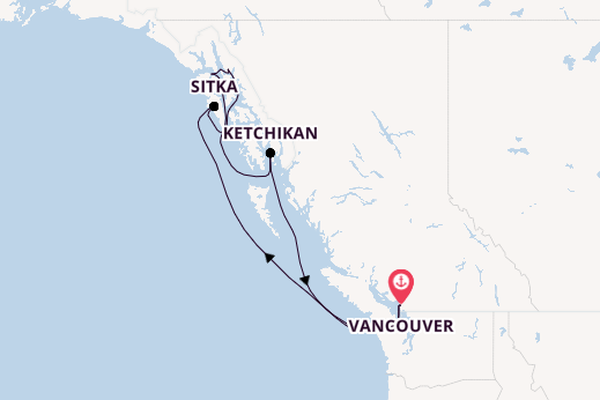 Alaska & West Canada from Vancouver, Canada with the Serenade of the Seas