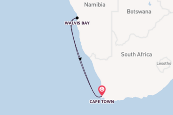 6 day cruise with the MSC Opera to Cape Town