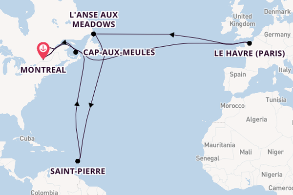 Transatlantic from Montreal, Canada with the Seabourn Ovation 