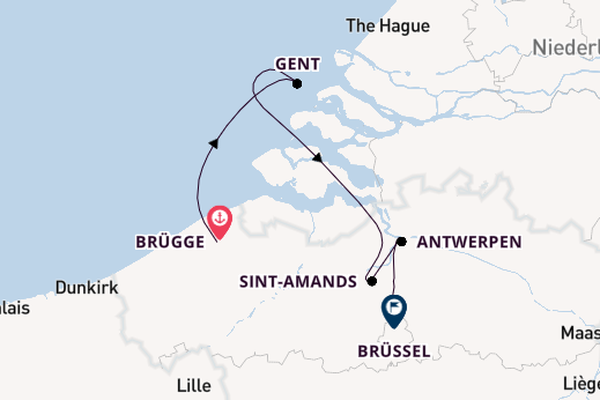 8 Tage Westeuropa Kreuzfahrt