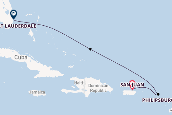 Oostelijke Caraïben vanaf San Juan, Puerto Rico met de Celebrity Summit