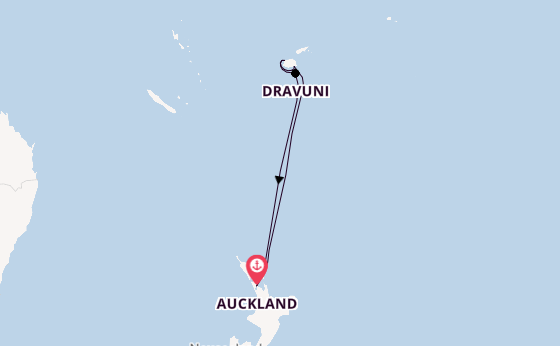 Fidschi ab Auckland, Neuseeland auf der Carnival Adventure