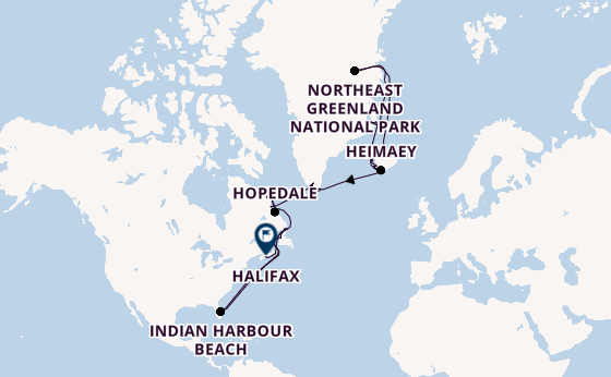 Transatlantic from Reykjavik, Iceland with the Seabourn Pursuit