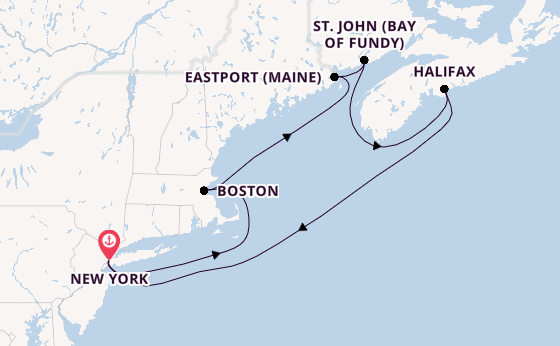 USA Ostküste ab New York auf der Regal Princess