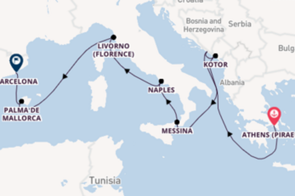 Journey with Celebrity Cruises from Athens (Piraeus)