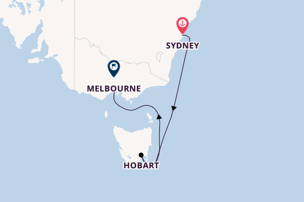 Australien ab Sydney, Australien auf der Disney Wonder