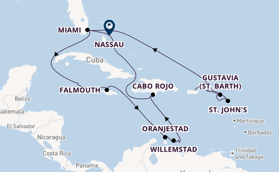 Caribbean from San Juan, Puerto Rico with the Allura