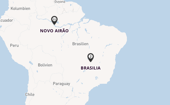 Amazonas ab Manaus, Brasilien auf der Amazon Clipper Premium
