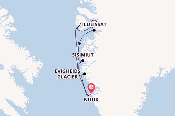 Arctic from Nuuk, Greenland with the Silver Wind