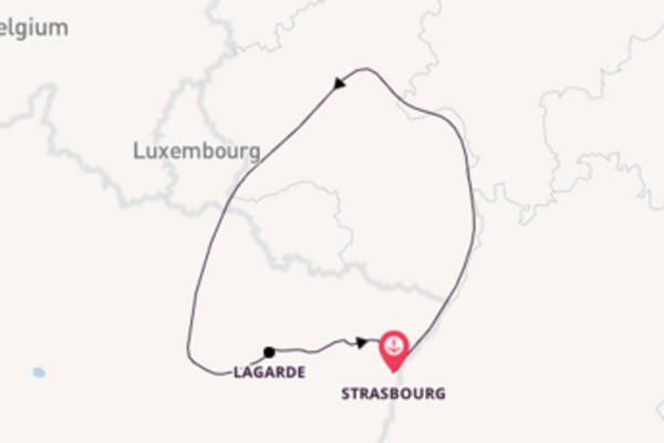 7 day cruise with the Raymonde to Strasbourg