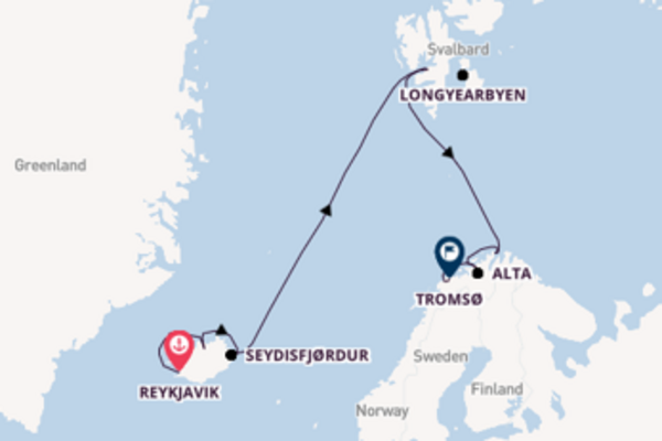 Cruise met Norwegian Cruise Line naar Isafjørdur