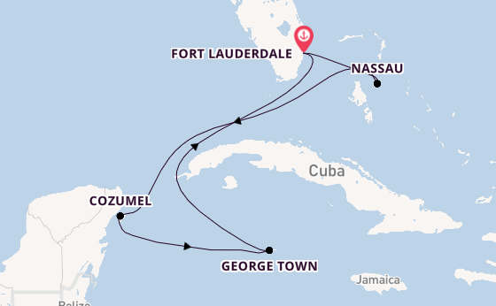 Caribbean vanaf Fort Lauderdale, Verenigde Staten met de Celebrity Beyond