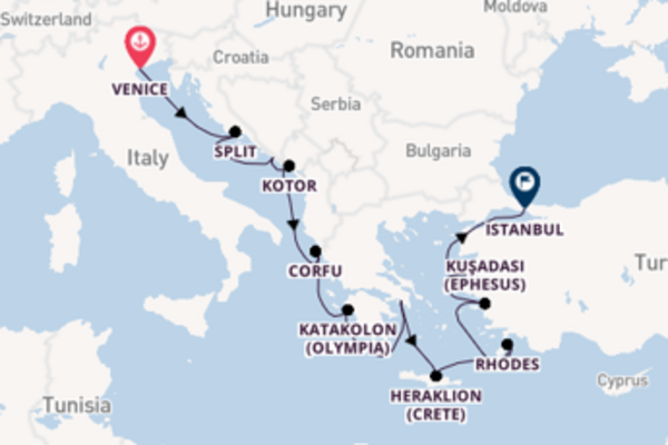 15 day voyage from Venice