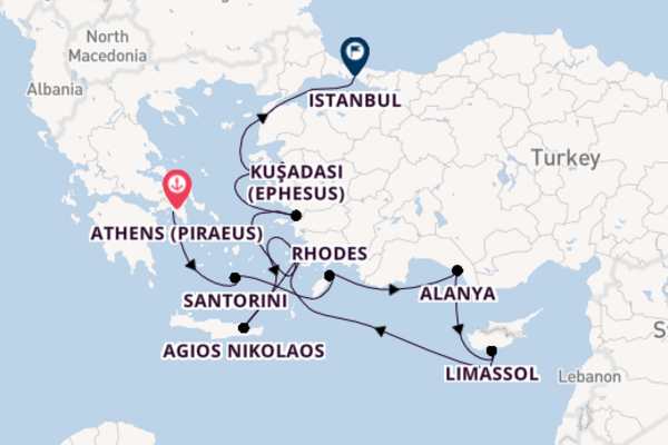 12 day cruise with the Seven Seas Voyager to Istanbul