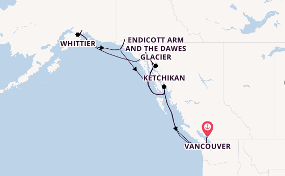 Alaska & West Canada from Vancouver, Canada with the Westerdam