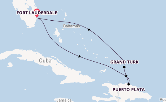 Caribbean vanaf Fort Lauderdale, Verenigde Staten met de Celebrity Summit