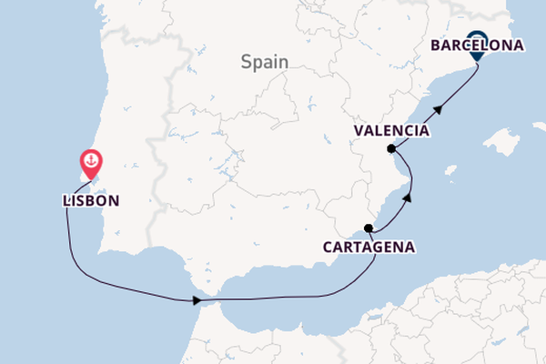 A Colorful Mediterranean Journey(Lisbon To Barcelona)