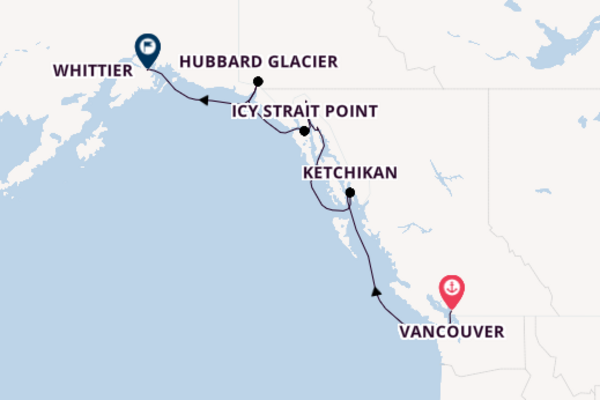 Sailing from Vancouver via Icy Strait Point