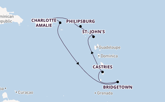 Caribbean from San Juan, Puerto Rico with the Celebrity Summit