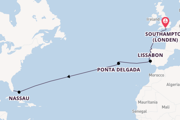 Cruise met Royal Caribbean naar Ponta Delgada