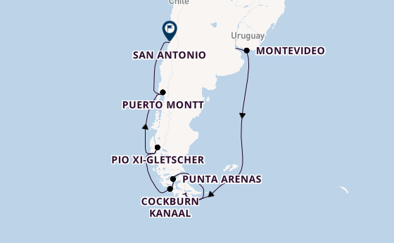 Zuid-Amerika vanaf Buenos Aires, Argentinië met de Nieuw Amsterdam