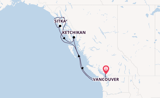 Alaska & West Canada from Australia with the Serenade of the Seas