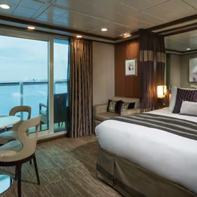 Come aboard the undefined and discover one of 63 cabin categories on a total of 9 decks that can accommodate 2004 passengers. Choose your dream cabin and feel at home on board the undefined!