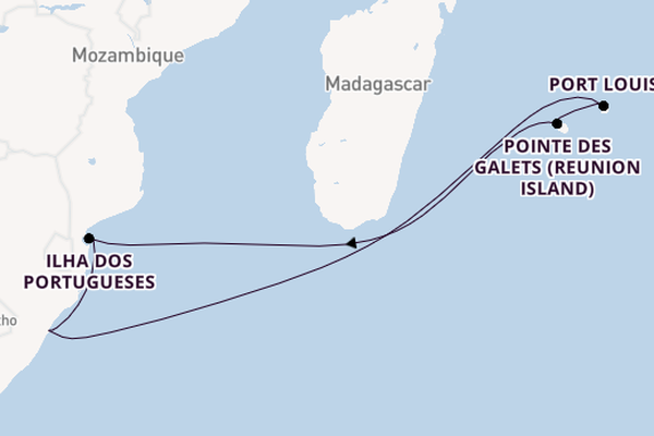 Southern Africa from Durban, South Africa with the MSC Sinfonia