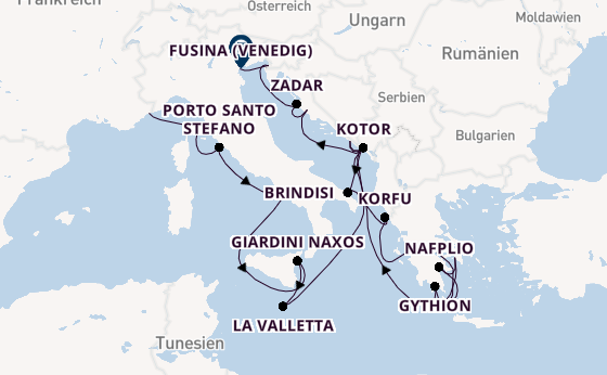 Mittelmeer ab Monte-Carlo, Monaco auf der Seabourn Ovation