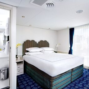 Come aboard the undefined and discover one of 12 cabin categories on a total of 5 decks that can accommodate 206 passengers. Choose your dream cabin and feel at home on board the undefined!