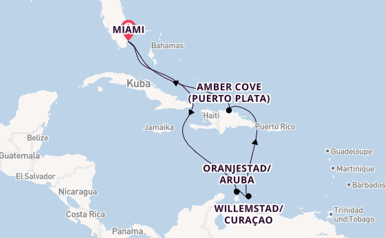 Karibik ab Miami auf der Carnival Horizon