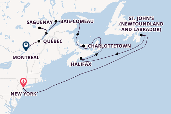 USA Ostküste ab New York auf der Vista