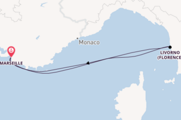 Cruise from Marseille with the MSC Grandiosa