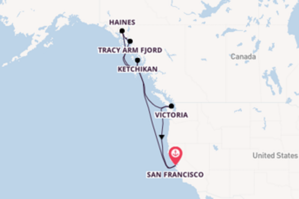 Journey with Princess Cruises from San Francisco