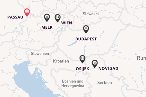 Donau ab Passau auf der VIVA TWO