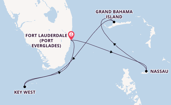 Caribbean from Fort Lauderdale (Port Everglades), Florida with the Celebrity Summit