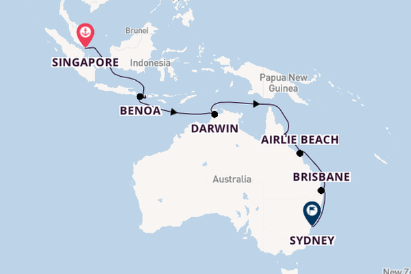 Luxury Asia to Australia Christmas & New Year Voyage