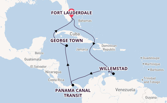 Caribbean vanaf Fort Lauderdale, Verenigde Staten met de Celebrity Ascent