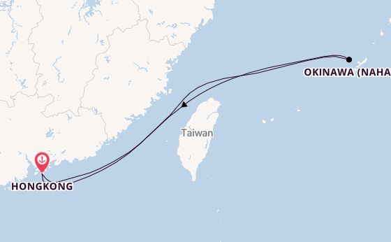 China ab Deutschland auf der Spectrum of the Seas