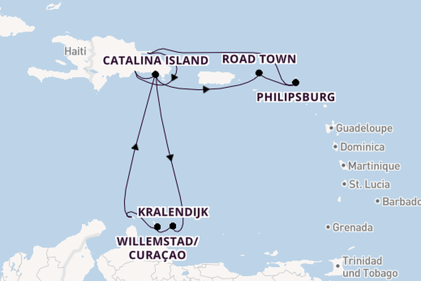 Karibik ab La Romana, Dominikanische Republik auf der Mein Schiff 5
