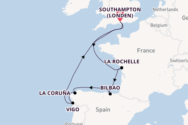 Engeland vanaf Southampton (Londen), Engeland met de Liberty of the Seas®