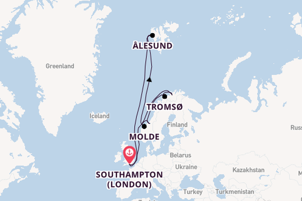 Norway from Southampton with the Majestic Princess