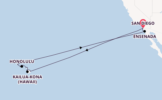 Polynesia from San Diego, California with the Zaandam