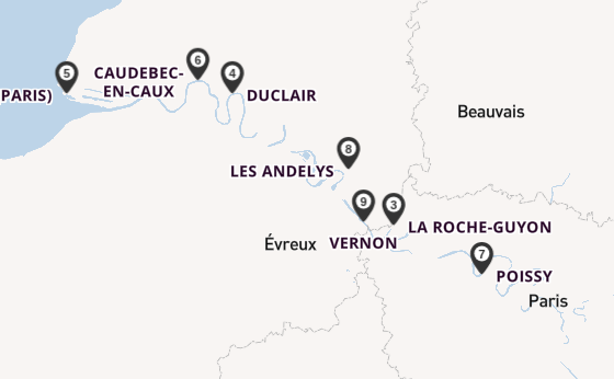 Seine ab Paris, Frankreich auf der VIVA BEYOND