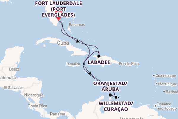 10 day cruise on board the Grandeur of the Seas from Fort Lauderdale (Port Everglades)